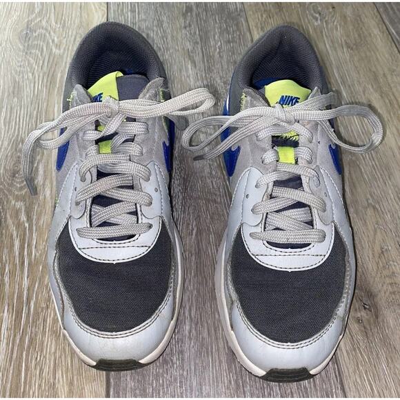 Nike Air Max Excee CD6894-013 Youth US Size 4Y Grey Blue Running Sneaker Shoes - Picture 4 of 10